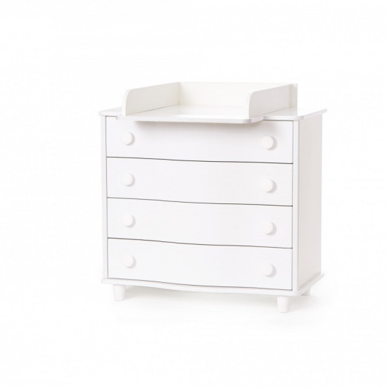 Сповивальний вигнуті фасади, арт. 36.4 шт. 36.4.06, білий, білий