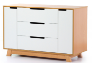 Комод Верес Манхэттен 1200 35.2.32.2.15, бело / буковый, белый / беж