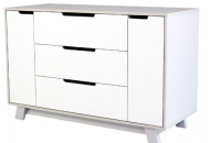 Комод Верес Манхэттен 1200 35.2.32.2.17, бело / серый, белый / серый