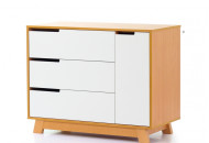 Комод Верес Манхэттен 900 33.2.32.2.17, бело / серый, белый / серый