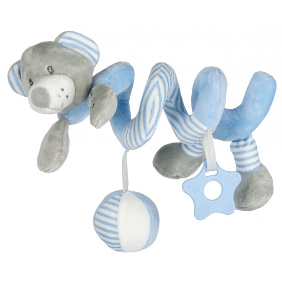Плюшевая спираль Baby Mix STK-19391B Мишка STK-19391 BB, blue, голубой