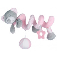 Плюшевая спираль Baby Mix STK-19391B Мишка STK-19391 PB, pink, розовый