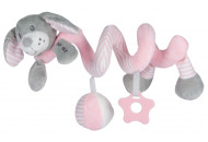 Плюшевая спираль Baby Mix STK-19391D Собачка STK-19391 PD, pink, розовый