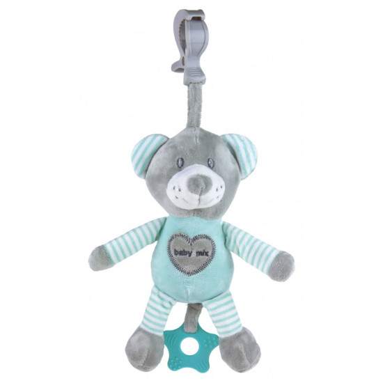 Plush Suspension Music Baby Mix STK-19393B Bear STK-19393 MB, Mint, M