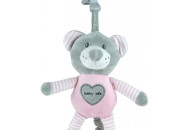 Plush Suspension Musical Baby Mix STK-19393B Bear STK-19393 PB, Pink, Pink