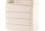 Комод-пеленатор Верес декор ведмедик 33.4.4.2.04, слонова кістка, бежевий