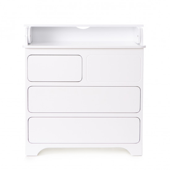 Комод-пеленатор Верес Тач-Лач 33.4.35.1.06, білий, білий