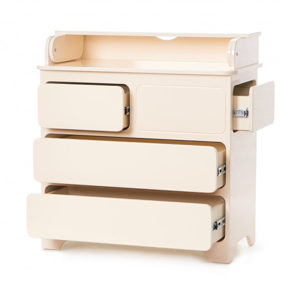 Комод-пеленатор Верес Тач-Лач 33.4.35.1.04, слонова кістка, бежевий