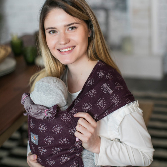 Слінг ЛавТай Love & Carry LC323, Марсала, бордо