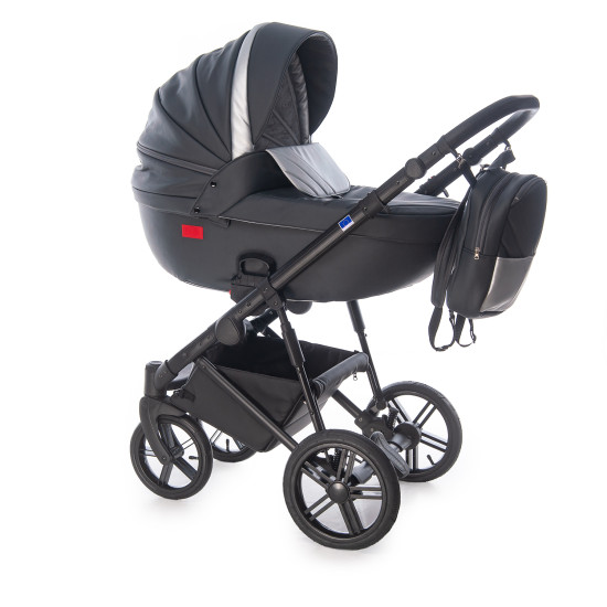 Коляска 3 в 1 Broco Avenue 05, графіт/сірий