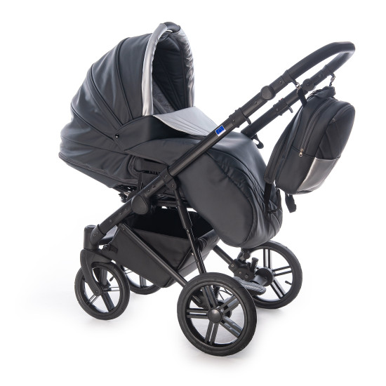 Коляска 3 в 1 Broco Avenue 05, графіт/сірий