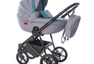 Stroller 3 in 1 Broco Avenue 08 gray / mint