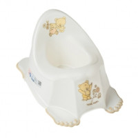 Горшок Tega PO-046 Мишка музыкальный PO-046-118, white, белый