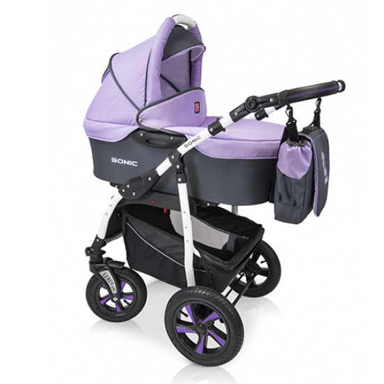 Коляска 3 в 1 Verdi Sonic 06 фіолетовий