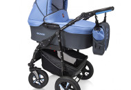 Коляска 3 в 1 Verdi Sonic 08 блакитний
