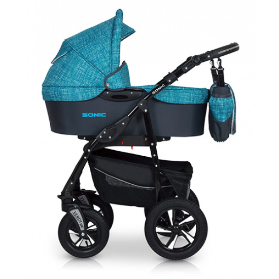 Коляска 3 в 1 Verdi Sonic 44, бірюза