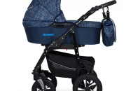 Коляска 3 в 1 Verdi Sonic 46, синій