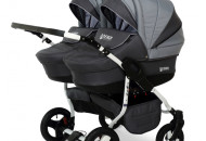 Коляска для двійні Verdi Twin 06, графіт