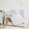 Постельный комплект 6 эл Twins Dolce Insta 2 4075-DI2-04, blue, голубой