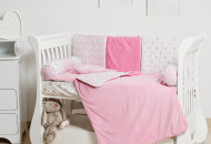 Постельный комплект 6 эл Twins Dolce Insta 2 4075-DI2-08, pink, розовый