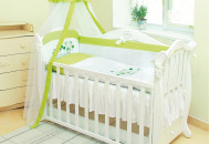 Постельный комплект 7 эл Twins Evo Лето 4073-А-018, green, зеленый