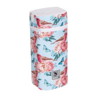 Термоупаковка Cebababy Jumbo Flora & Fauna W-005-099-574, Aves, бирюза / цветы