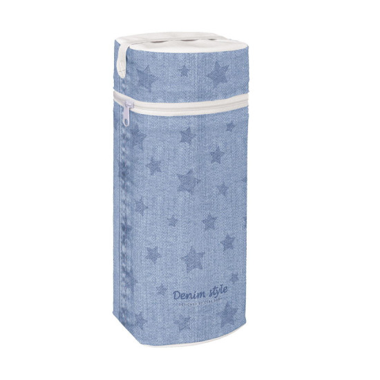 Термоупаковка Cebababy Jumbo Denim Style W-005-119-587, Stars blue, блакитний
