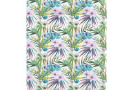 Пеленальный матрас Cebababy 50x70 Flora & Fauna W-143-099-542, Camaleon Blanco, белый / зеленый