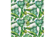 Повивальний матрац Cebababy 50x70 Flora & Fauna W-143-099-545, Pina, білий/зелений