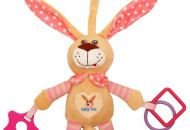 Плюшевая подвеска с вибро Baby Mix STK-17504 Кролик STK-17504P, pink, розовый