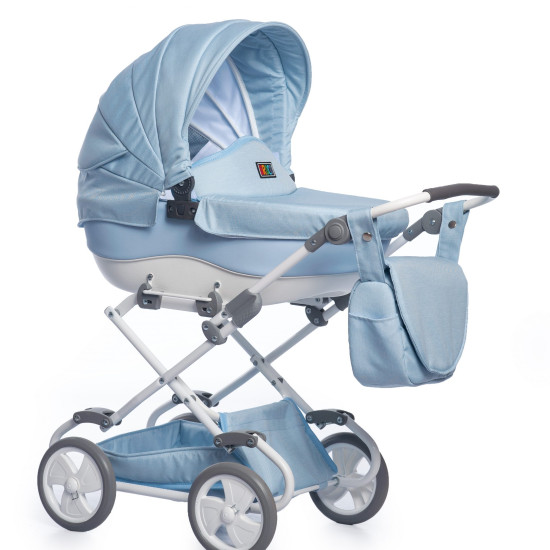 Коляска Broco Mini 2019 кукольная 01BM, blue, голубой