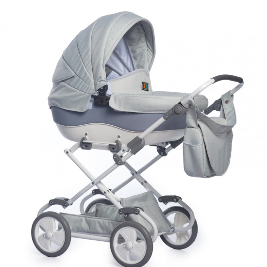 Коляска Broco Mini 2019 кукольная 03BM, grey, серый