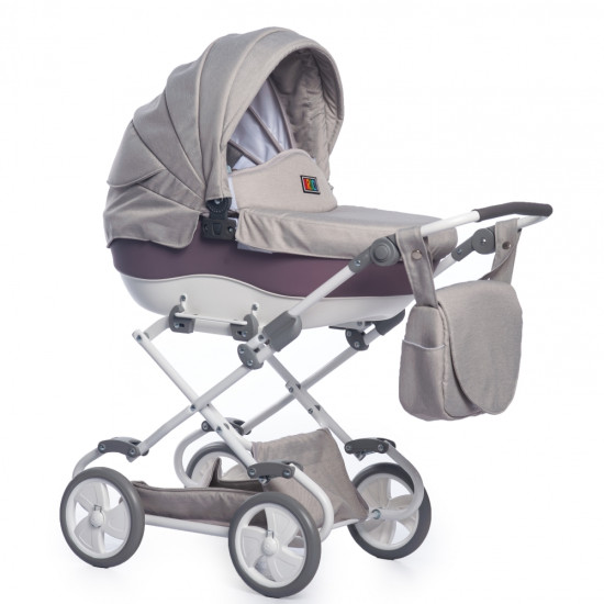 Коляска Broco Mini 2019 кукольная 04BM, beige, бежевый