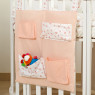 Постельный комплект 8 эл Twins Evo Angel Baby 4074-A-043, coral, коралловый