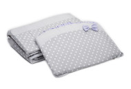 Бампер Twins Premium Glamur 2028-P-009, violet, серый / фиолетовый
