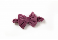 Декор Бантик к конверту Twins Bear & Velvet purpur розовый дым