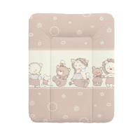 Пеленальный матрас Cebababy 50x70 Basic line W-143-050-230, Утки беж, бежевый