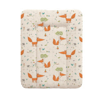 Пеленальный матрас Cebababy 50x70 Basic line W-143-059-170, Лисичка беж, бежевый