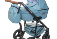 Коляска 2 в 1 Broco Capri blue, голубой
