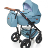 Коляска 2 в 1 Broco Capri blue, голубой