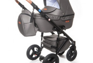Коляска 2 в 1 Broco Capri 33, grey, серый