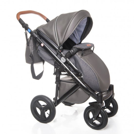 Коляска 2 в 1 Broco Capri 33, grey, серый