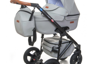Коляска 2 в 1 Broco Capri 32, light grey, светло серый
