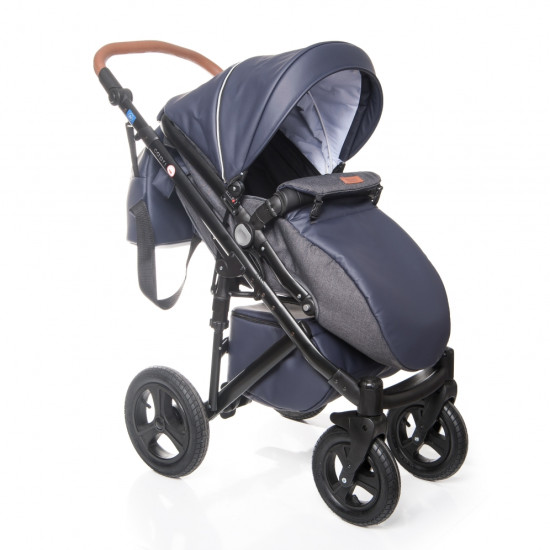Коляска 2 в 1 Broco Capri 27 marine, синий