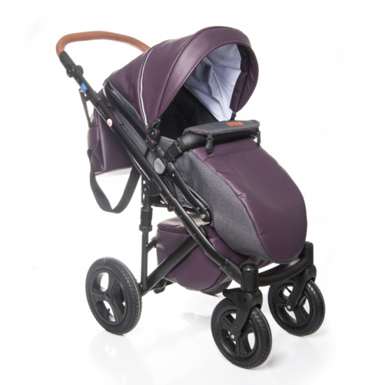 Коляска 2 в 1 Broco Capri 16 violet, фиолетовый