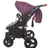 Коляска 2 в 1 Broco Capri textile burgundy, бордо