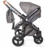 Коляска 2 в 1 Broco Capri textile grafit, серый