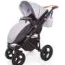 Коляска 2 в 1 Broco Capri textile light grey, светло серый
