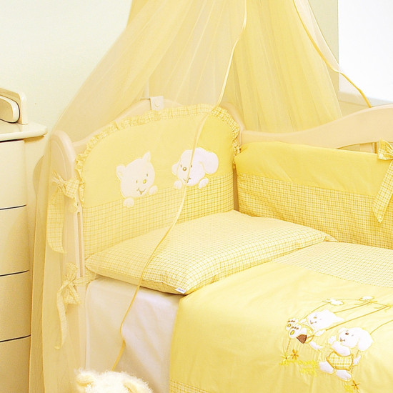 Балдахин Twins Evo Кот и пес 1073-A-002, yellow, желтый