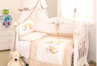 Балдахін Twins Evo Овечки 1073-A-030, beige, білий/беж